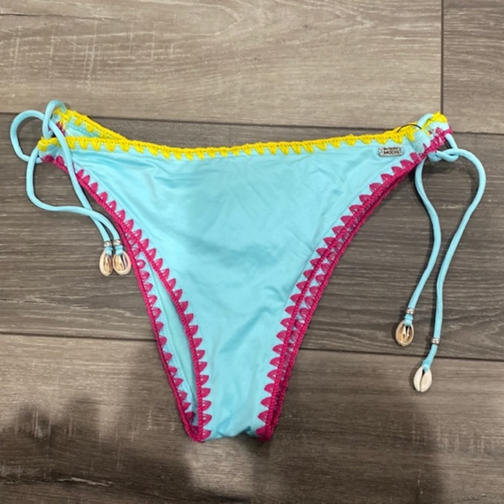 NWOT! Banana Moon Blue Sea Shell Bikini Bottom